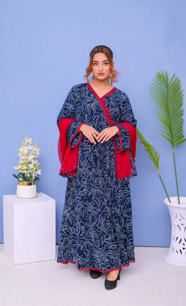 Maxi Style Long Shirt with trousers