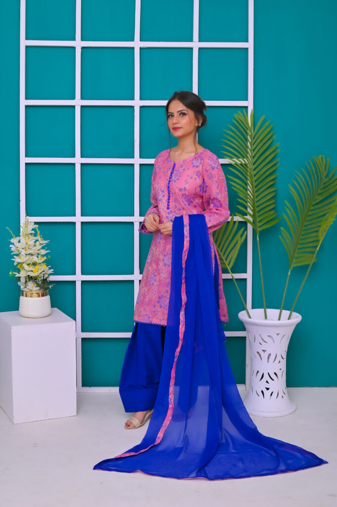 Pure Banarsi Shirt with Farshi Shalwar and Dupatta